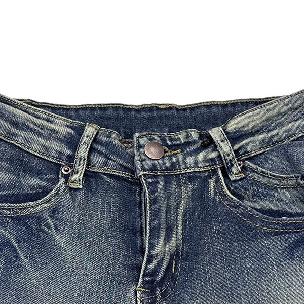 DAMAGE FLARE DENIM PANTS