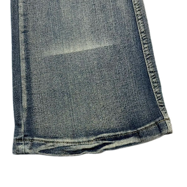 DAMAGE FLARE DENIM PANTS