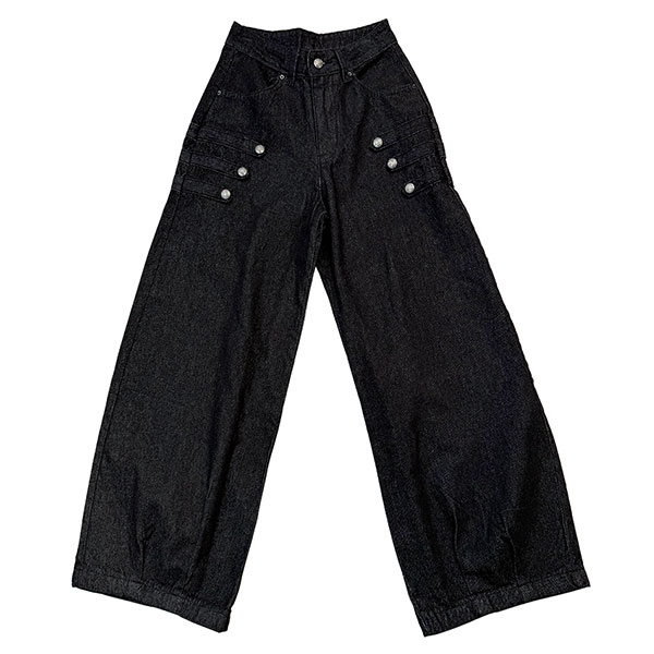 3BOTTON BAGGY DENIM
