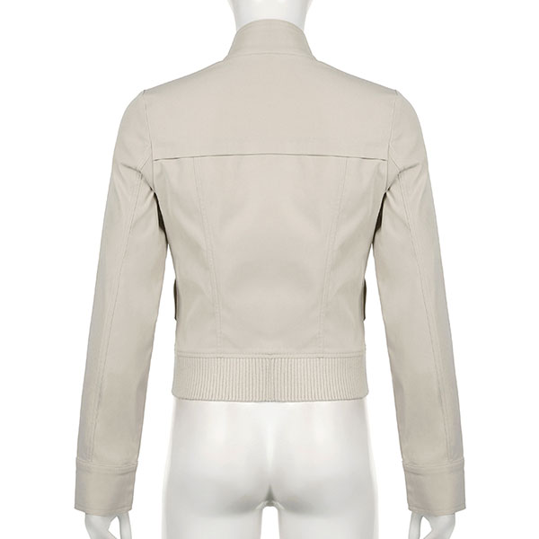HIGHNECK RIB JACKET