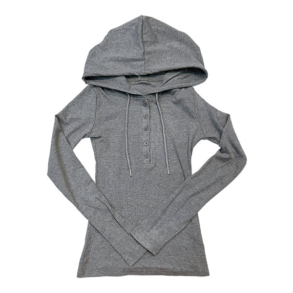 VNECK HOOD CUTSEW