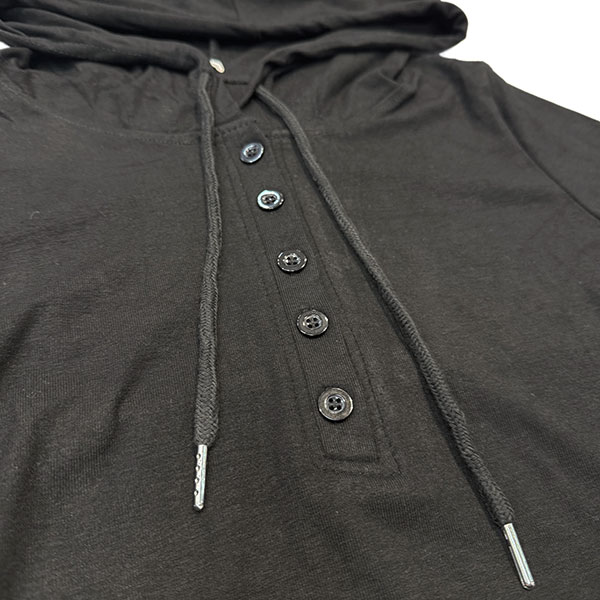 VNECK HOOD CUTSEW