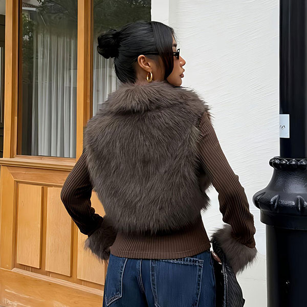 RIB FUR JACKET