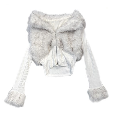 RIB FUR JACKET
