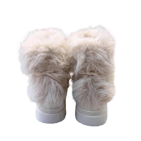 FUR PLATFORM BOOTS