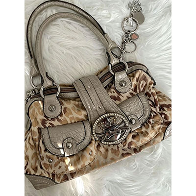 Y2K LEOPARD BAG