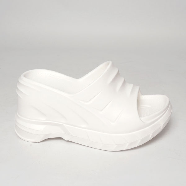 PVC PLATFORM SANDALS