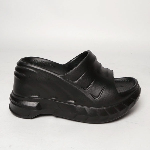 PVC PLATFORM SANDALS