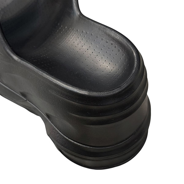 PVC PLATFORM SANDALS