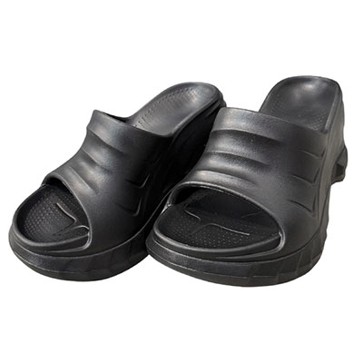 PVC PLATFORM SANDALS