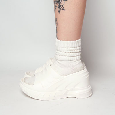 PVC PLATFORM SANDALS