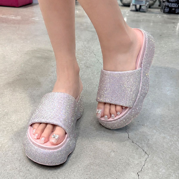 RHINESTONE SANDALS