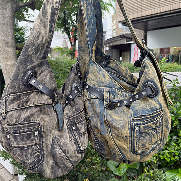 DENIM SHOULDER BAG