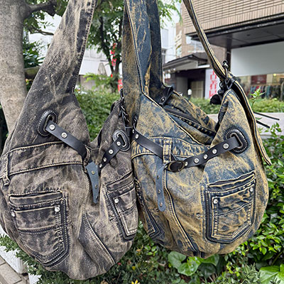 DENIM SHOULDER BAG