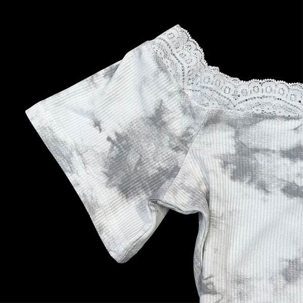 CROSS STUDS LACE CUTSEW