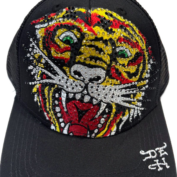 RHINESTONE TIGER HAT