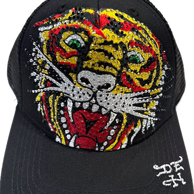 RHINESTONE TIGER HAT