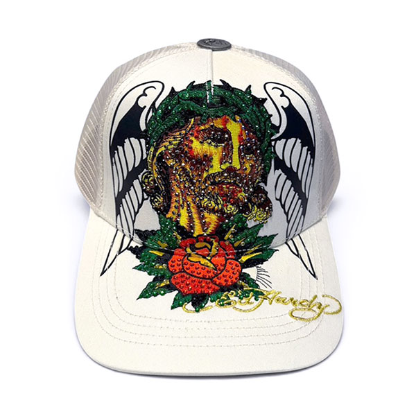 CHRIST RHINESTONE TRUCKER HAT
