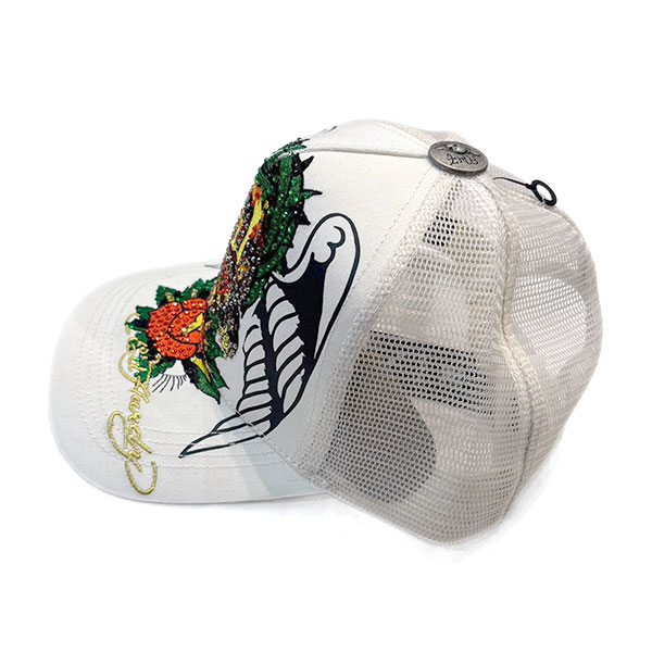 CHRIST RHINESTONE TRUCKER HAT