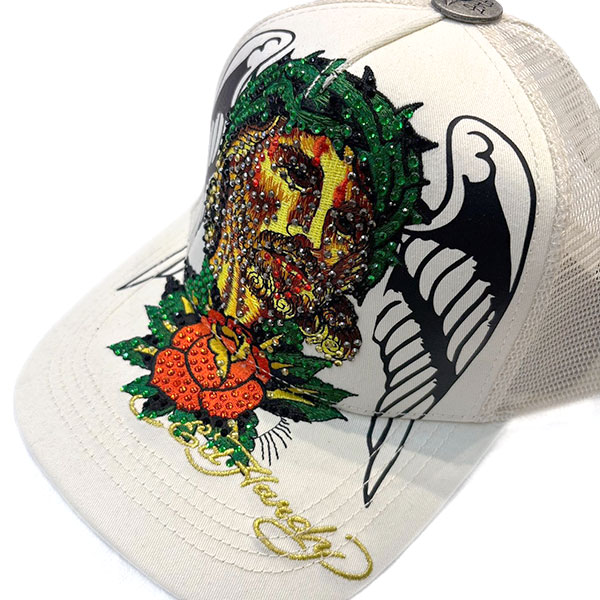 CHRIST RHINESTONE TRUCKER HAT