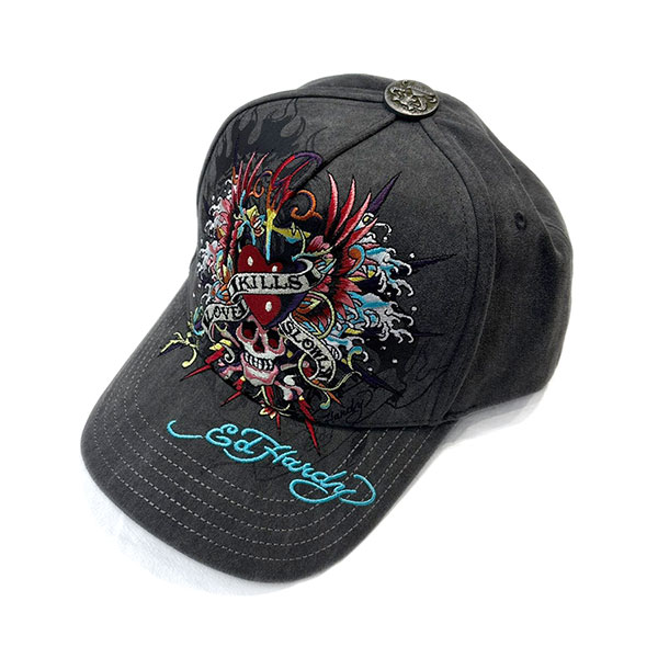 LKS EXPLOSION WASHED EMBROIDERED GREY TWILL TRUCKER