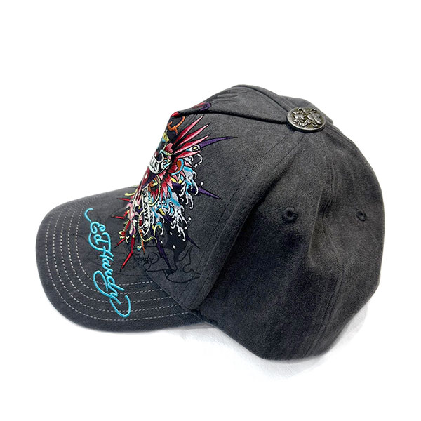 LKS EXPLOSION WASHED EMBROIDERED GREY TWILL TRUCKER