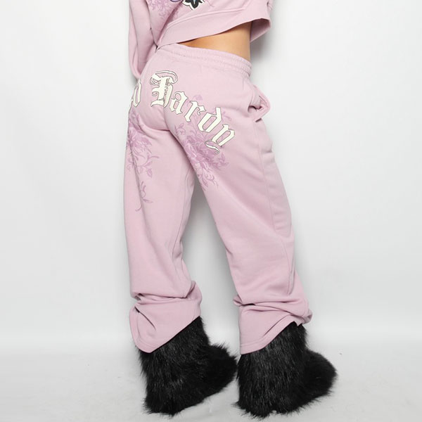 PINK LSK SKULL SWEATPANT