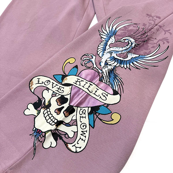 PINK LSK SKULL SWEATPANT