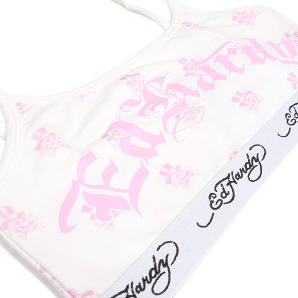 TOPHAT SKULL ELASTIC BRALETTE