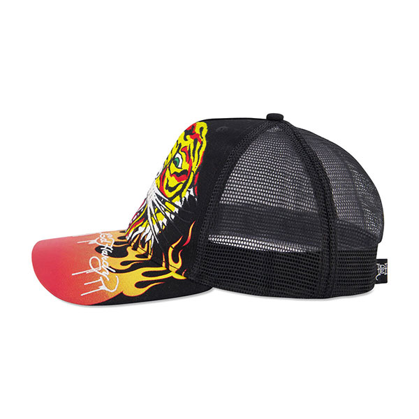 EMBROIDERED TIGER FLAME HAT