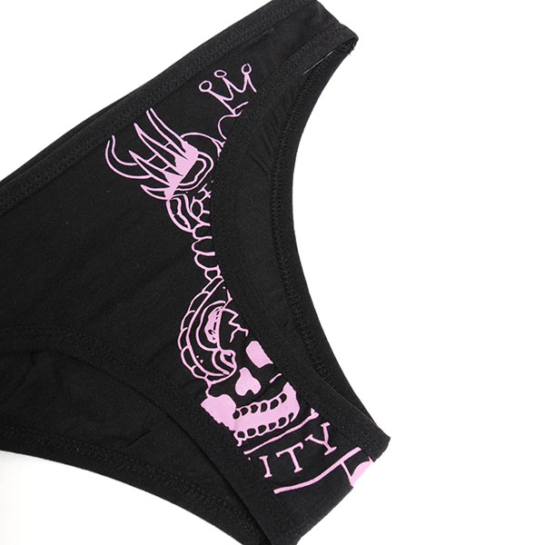 RIBBON SKULL CHEEKY UNDIES
