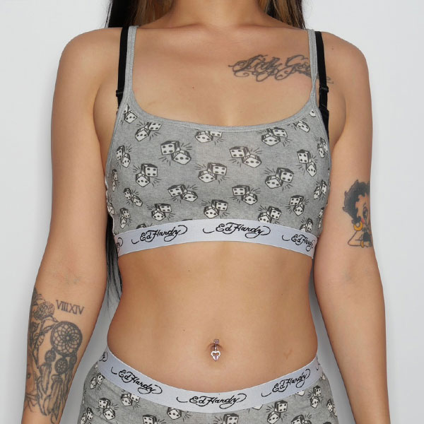 DICE ELASTIC BRALETTE