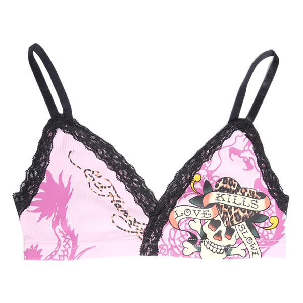 LKS LEOPARD SKULL BRA