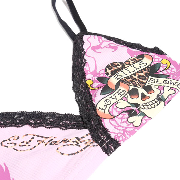 LKS LEOPARD SKULL BRA