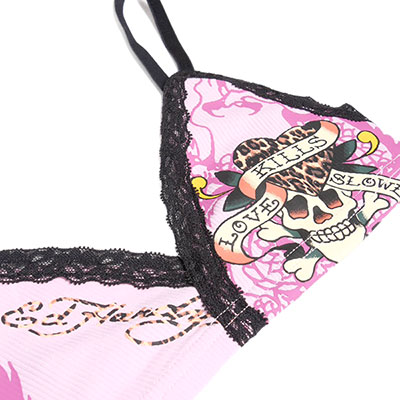 LKS LEOPARD SKULL BRA