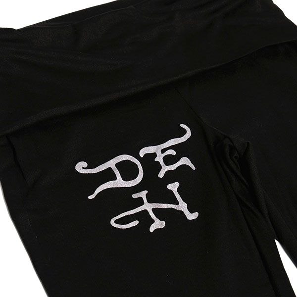 PANTHER SNAKE FOLD OVER YOGA PANTS