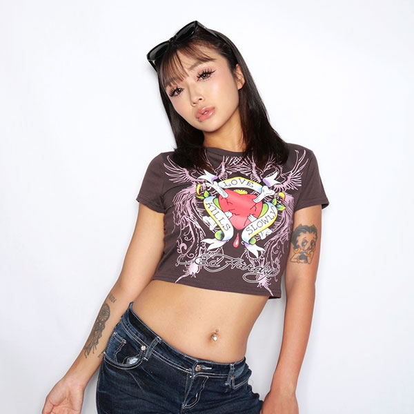 LSK HEART BABY TEE