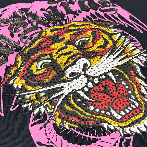 RETRO TIGER RHINESTONE