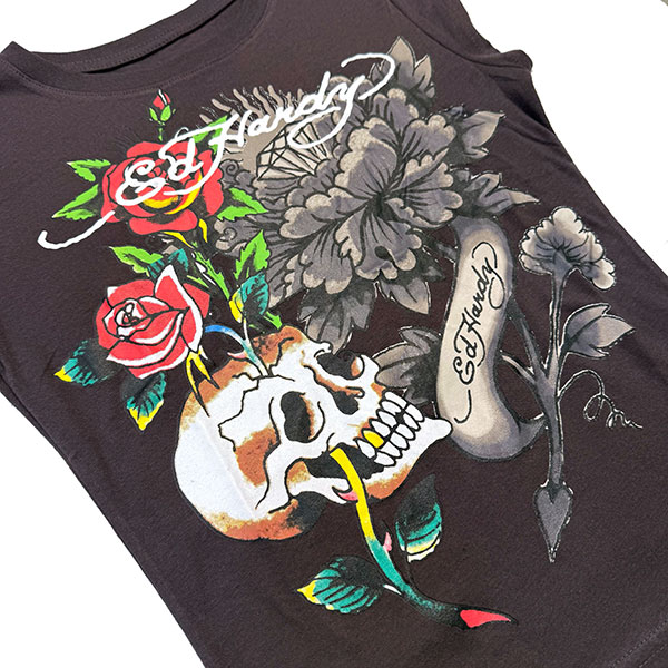 SKULL ROSES CAP TEE
