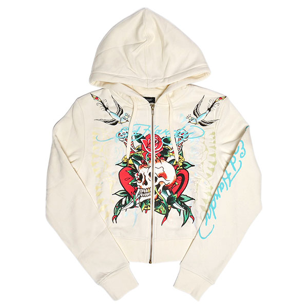 YOLO GIRL ZIP FRONT HOODIE