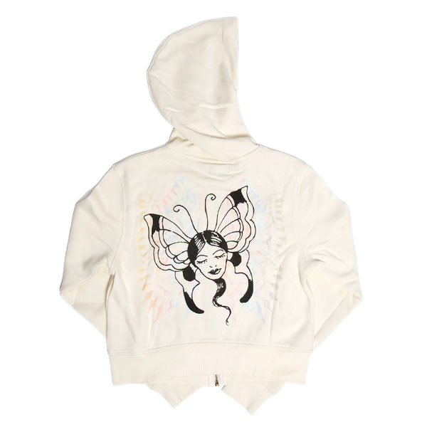 YOLO GIRL ZIP FRONT HOODIE