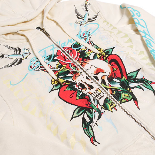 YOLO GIRL ZIP FRONT HOODIE