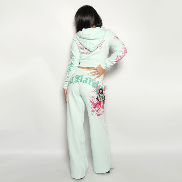 DEVIL WOMAN MINT ZIP FRONT