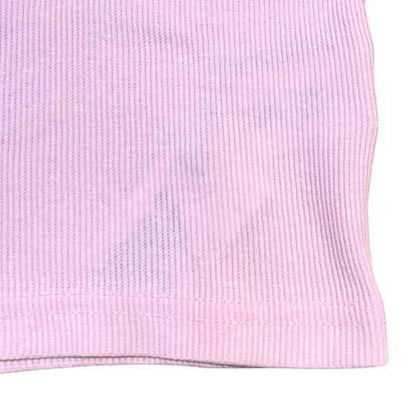 PINK LEOPARD RIB TANK DR