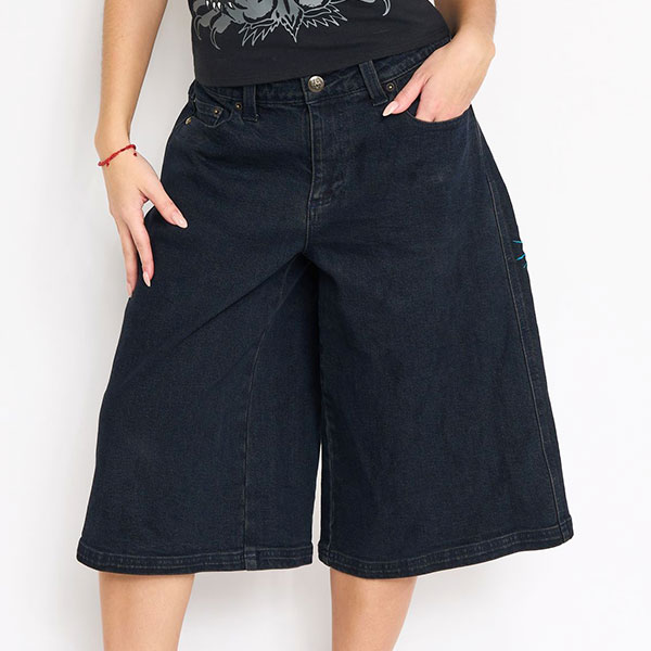 PANTHER LONG DENIM SHORT