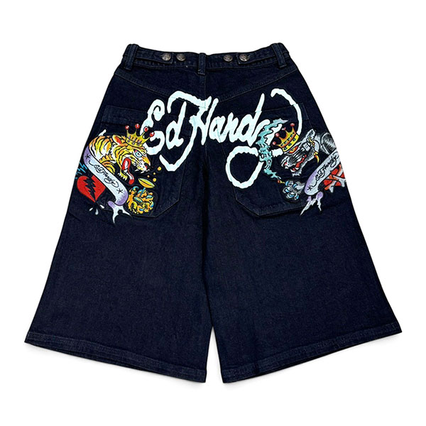 PANTHER LONG DENIM SHORT