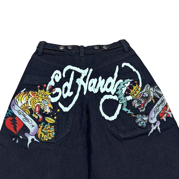 PANTHER LONG DENIM SHORT