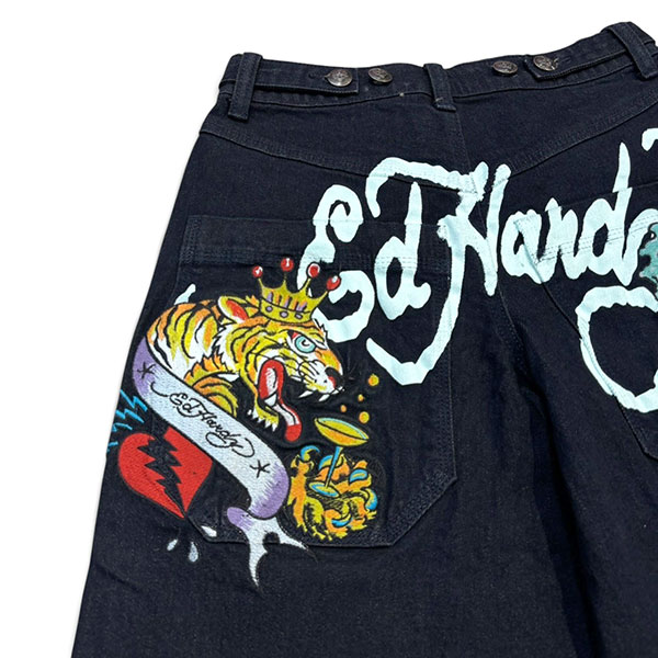 PANTHER LONG DENIM SHORT
