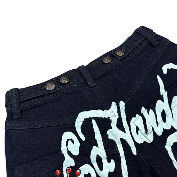 PANTHER LONG DENIM SHORT