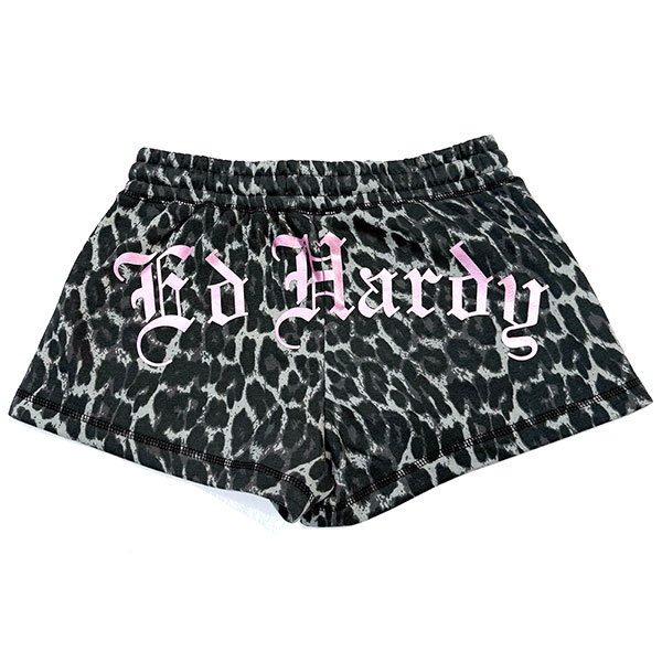 LSK PINK SKULL FLEECE SHORT